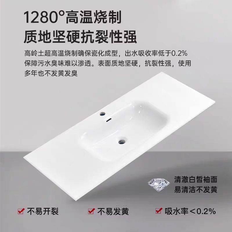 幅50cmのセラミック一体型洗面器、Lサイズ、幅55cm、カット可能な角とエッジの洗面台、幅60cmの洗濯機用洗面器|undefined