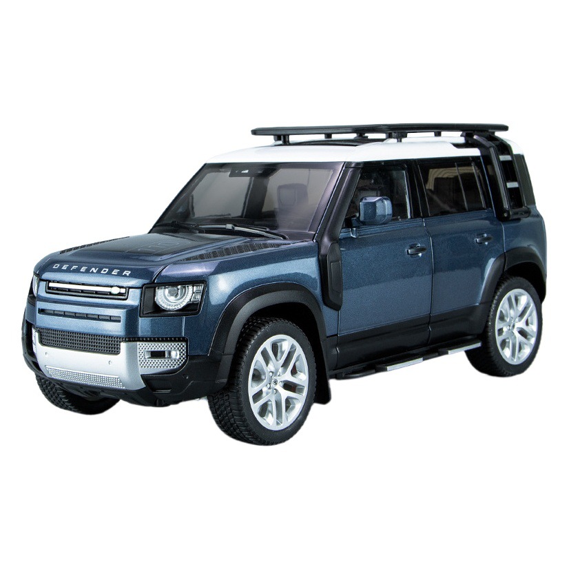 Genuino 1:18 Land Rover Defender Alloy Modelo de coche todoterreno Decoración de escritorio creativa Regalo de Tanabata Comercio electrónico transfronterizo