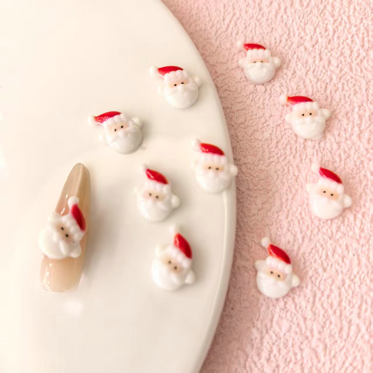 饰品配件批发圣诞老人圣诞用品手机壳头饰头绳发夹发箍配件001