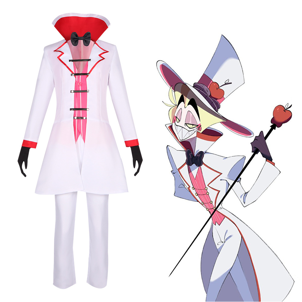 地獄客棧cos服Hazbin Hotel地獄之王路西法cosplay萬聖節表演服裝