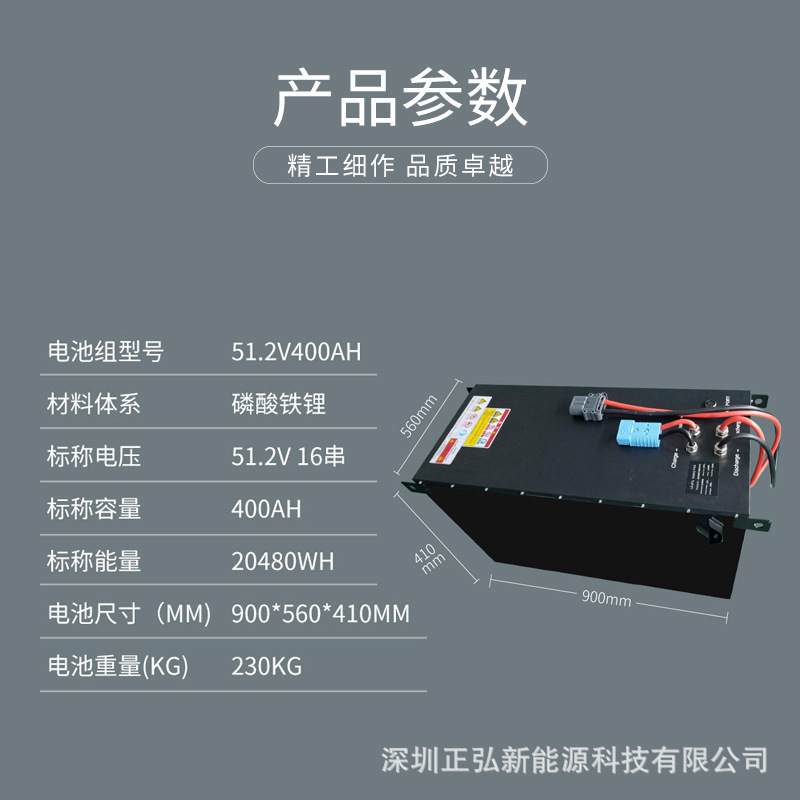 48V ElectRic FoRklift PoweR Lithium IRon Phosphate BatteRy Pack BMS Communication R485CAN Communication FactoRy PRoduction by Demand