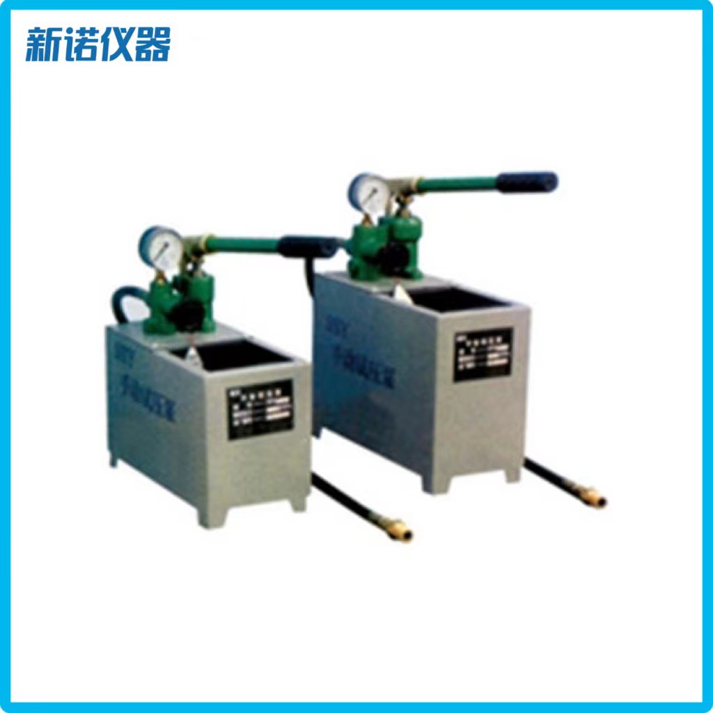 上海新诺SSY-24型手动试压泵 24Mpa单缸试压泵 ssy24试压泵