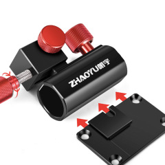 Chaoyu fishing box accessories three-piece set thickened aluminum-magnesium alloy universal insert-type fishing turret rack fish guard