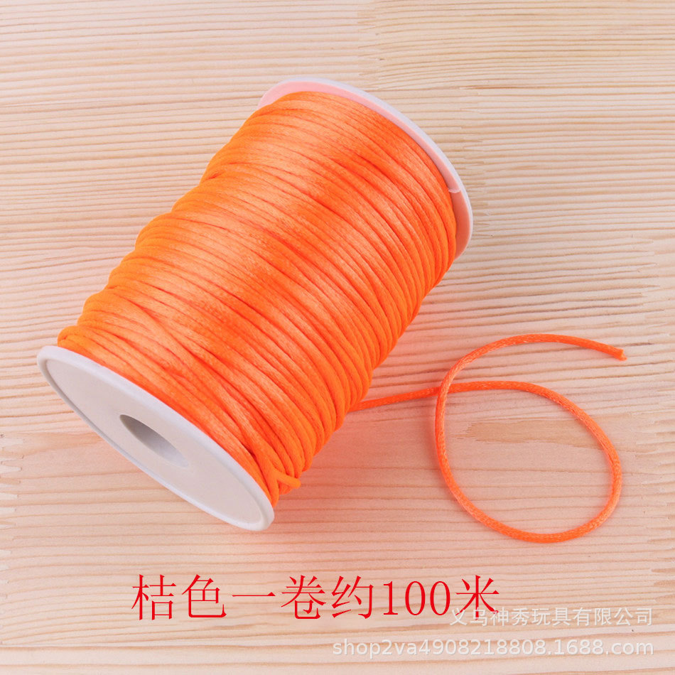 Tejido cuerda roja Jade hilo hecho a mano bricolaje pulsera de oro con cuentas cobre material moneda tejida nudo Chino