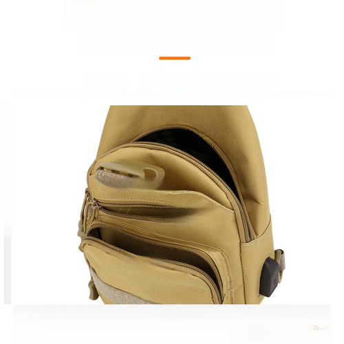 New tactical chest bag multi-functional mobile phone bag unisex casual sports travel crossbody bag cycling hiking bag