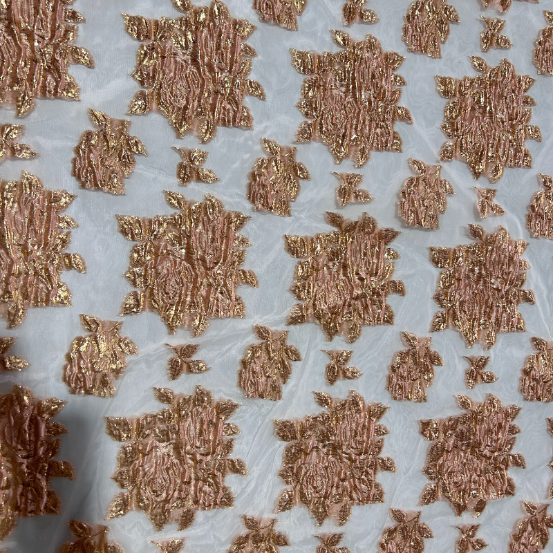 25 nuevo después de la tecnología tela de ergena poliéster toda la tela de ergena jacquard vestido de moda de mujer en stock