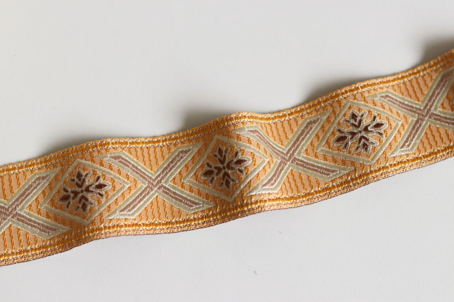 4cm de ancho y alta precisión jacquard cinta cortina sofá ropa nacional mantel ajuste decorativo