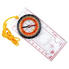 Hot-selling Acrylic Professional Compass Map Ruler | Multifunctional Direction Finder | Map Scale | Designed for Outdoor Use