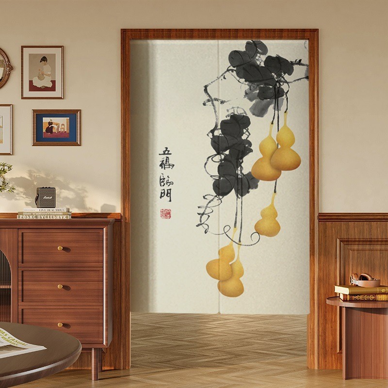 High-End Privacy Ventilation Door Curtain Half Curtain Bedroom Room Home Kitchen Curtain Partition Curtain Bathroom Leidezhu