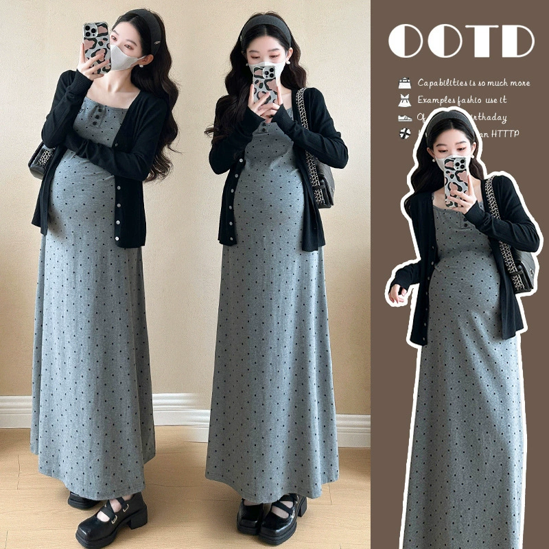 Весной slip dress для беременных, набор, с вышивкой, защита от солнца