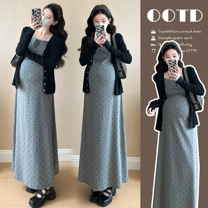 Весной slip dress для беременных, набор, с вышивкой, защита от солнца