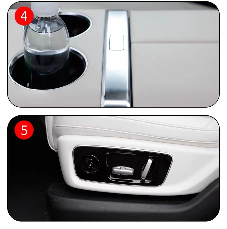 Suitable for 2022 and later Ideal L8/L9 models: interior trim film, gear shift panel, center console, and dashboard transparent TPU protective film for modification