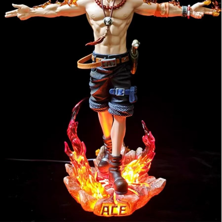Светоносные LX раскинув руки Аса "задний вид" Аса Вселенная One Piece резонанс GK фигура статуя модель