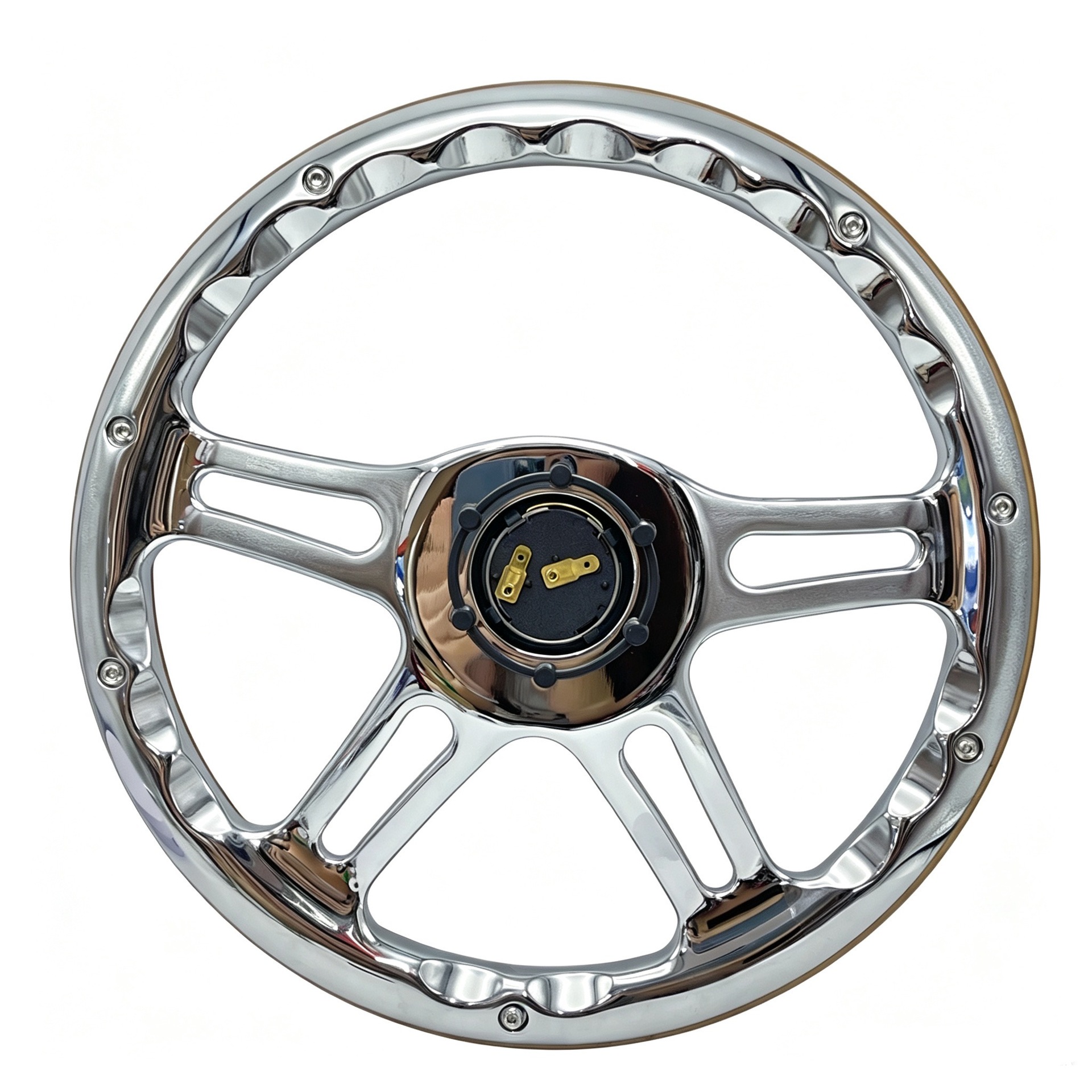 In-stock vintage racing steering wheel for car modification, suitable for Santana, Lada, Jetta, Beidouxing, Swift, solid wood 14inch