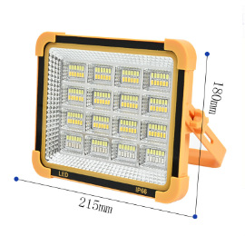 COB luz de trabajo USB carga multifuncional plegable reacondicionamiento imán pantalla LED advertencia emergencia linterna