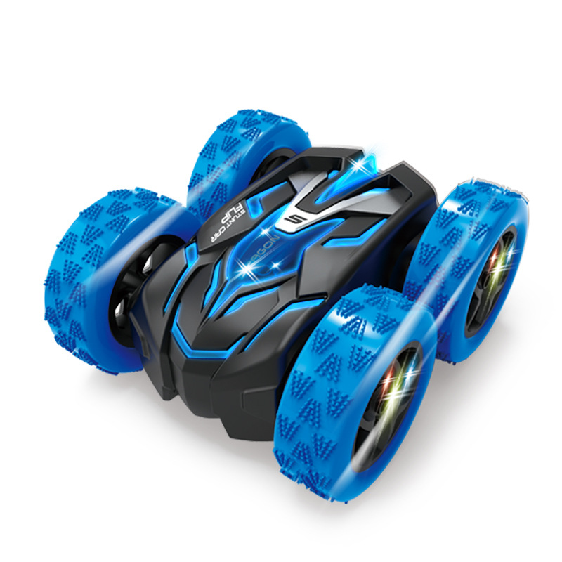 New watch remote control double-sided car with gyroscope mounted rotating 360 standing vacuum wheel toy remote control car