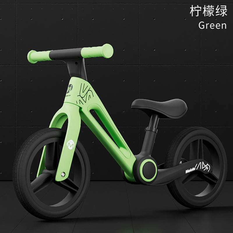 Bicicleta sin pedal de coche de equilibrio para niños scooter dos en uno 3-6 años de edad caminante plegable con un solo clic