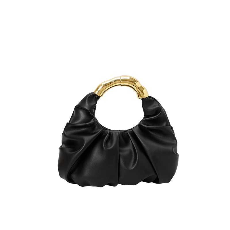Bolso de mujer venta caliente nuevo nicho coreano diseño popular bolso plegado de lujo ligero de alta calidad bolso de hardware personalizado