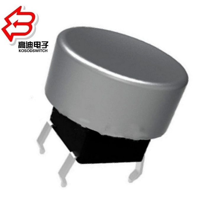 厂家圆形轻触开关  圆按钮按键开关6x6  圆形按钮开关6*6mm