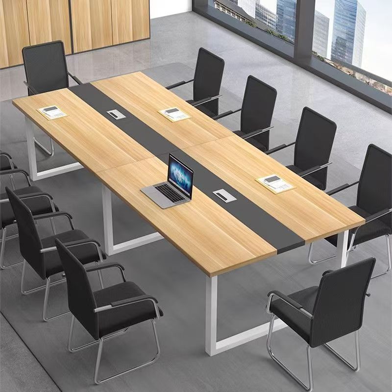 Conference Table, Long Table, Simple Modern Office Desk and Chair Combination, Conference Room Negotiation Reception Long Table, Work Desk Conference Table, Long Table, Simple Modern Office Desk and Chair Combination, Conference Room Negotiation Reception Long Table, Work Desk