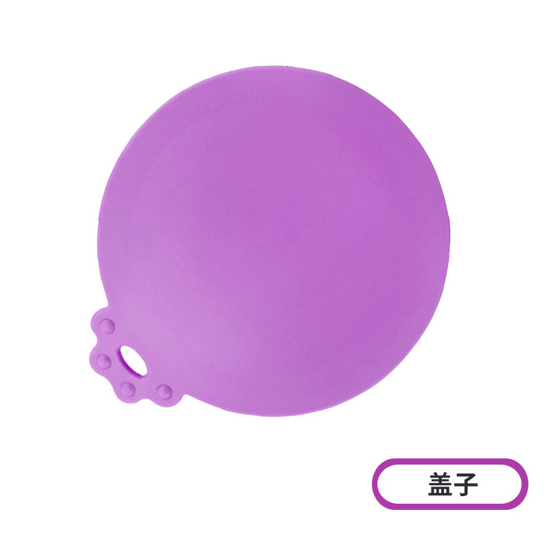 Gato puede cubrir cubierta de silicona fresca mascota perro puede cubierta de sellado universal cubierta de sellado puede cuchara