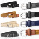 Children's Canvas Belt Unisex Military Training Pants Belt Women's Fashion Elastic Elastic Woven Lazy Belt