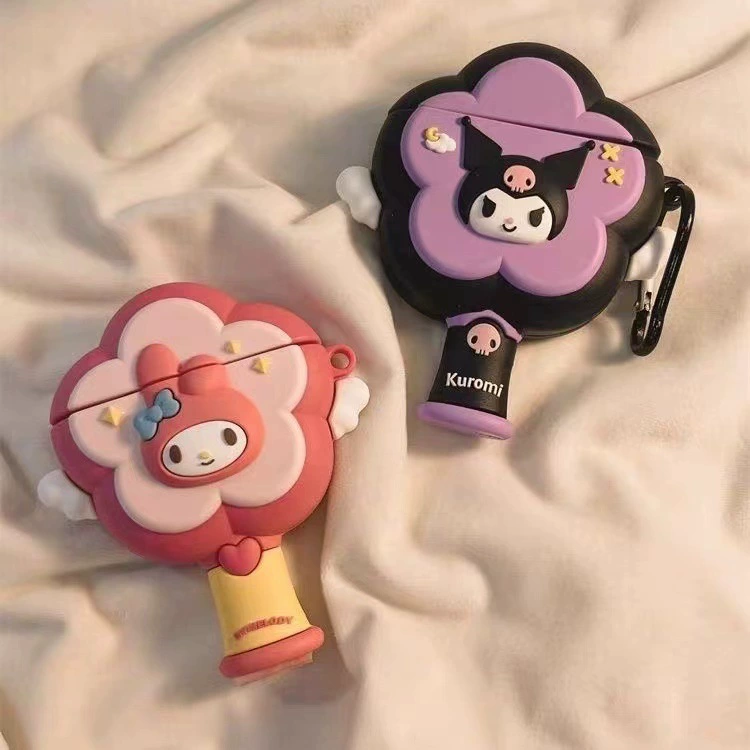 Apple, creative cartoon wireless headphones, compatible cute silicone protective case, bluetooth, pro2