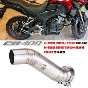 CB400F CBR500 CB400X üçün motosiklet orta səsboğucu birləşdirici boru