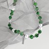 Retro necklace jade from pearl for beloved, advanced summer chain for key bag , accessory, Chinese style, simple and elegant design, high-quality style