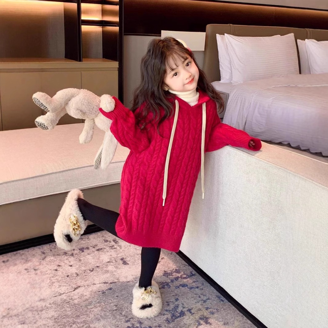 Children's red sweater