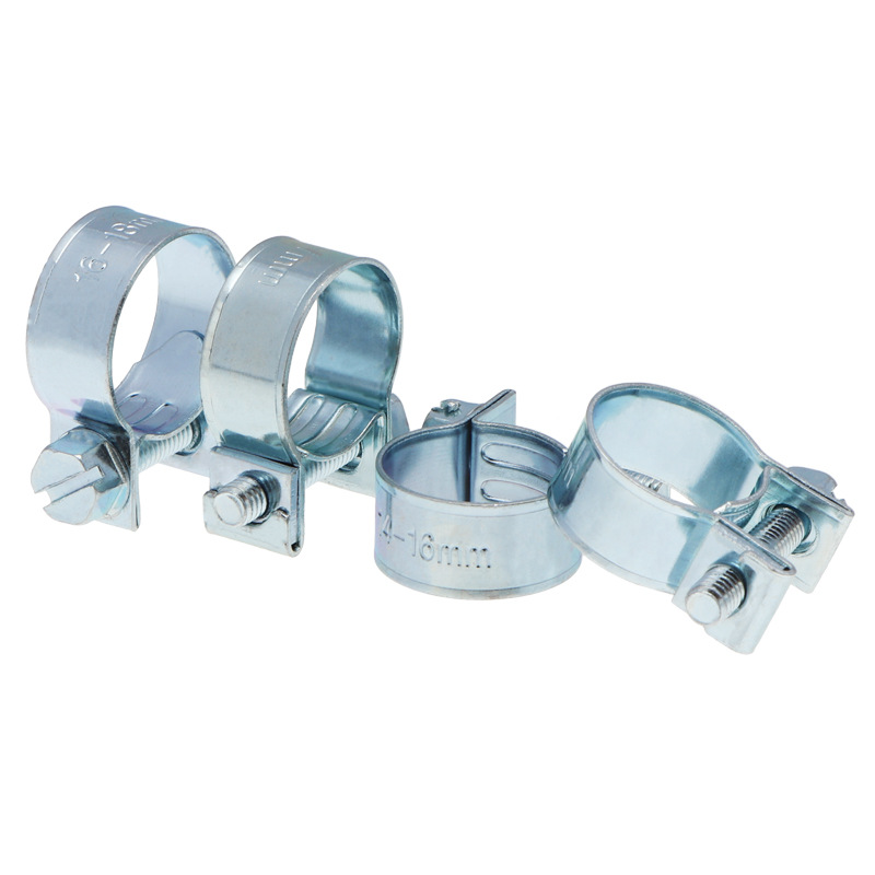 Juego de 60 Abrazaderas para Tubos Galvanizadas en Caja, Mini Abrazaderas para Tuberías de Agua, Abrazaderas para Mangueras, Venta al por Mayor