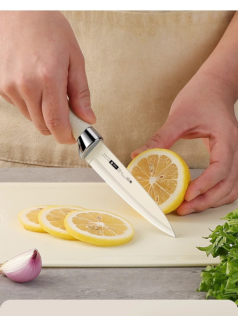 Traceless Großhandel Obstmesser Haushalt Kochen Schneidemesser Küche Melone Schneidemesser Schälmesser Schneidebrett Set