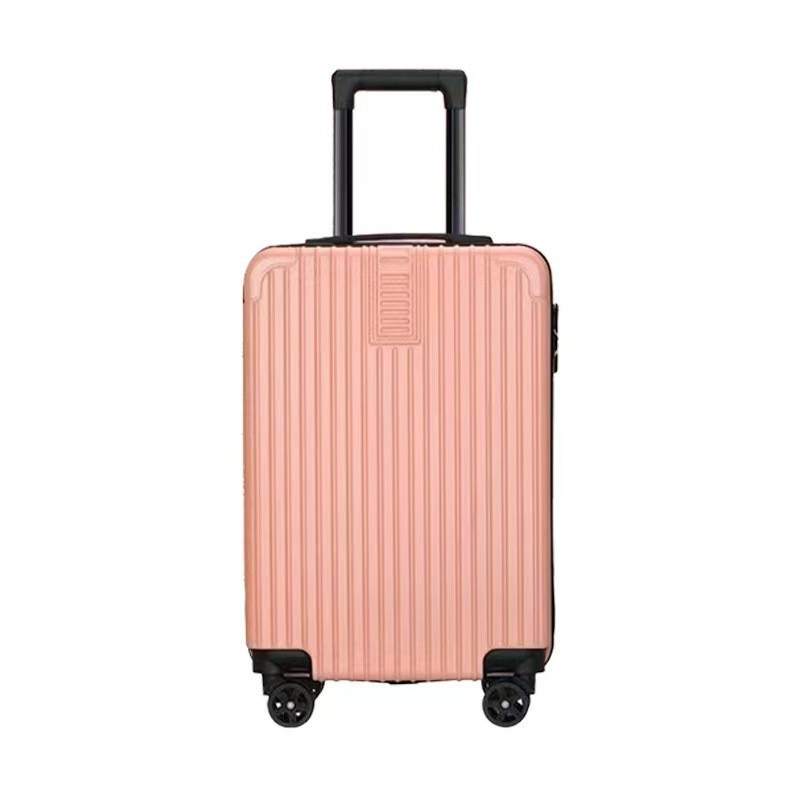 Fábrica de maletas al por mayor nuevo 20 pulgadas caja de tracción de color sólido puede imprimir logotipo universal rueda caja de bloqueo de contraseña