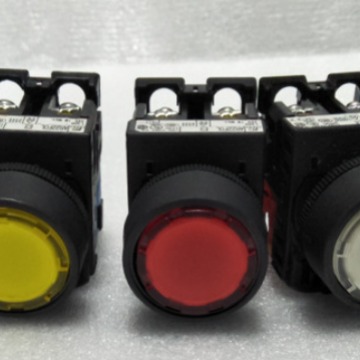 富士按钮AR22G4L带灯 AR22G9L交替型AR22G4L-11E3G R Y自复位
