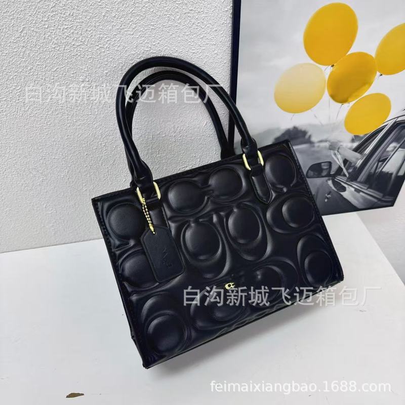 跨境2025新款时尚轻奢设计压痕欧美时尚大容量托特包ins斜挎包bag|undefined
