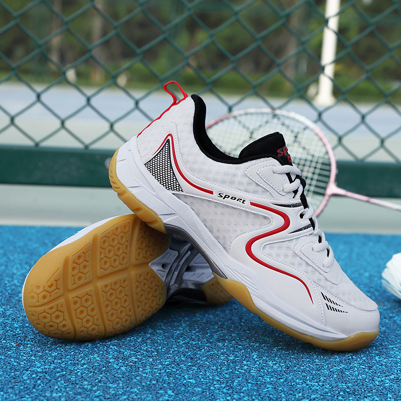 Nuevos zapatos de bádminton de comercio exterior zapatos de hombre zapatos respirables zapatos deportivos ligeros de tenis de mesa