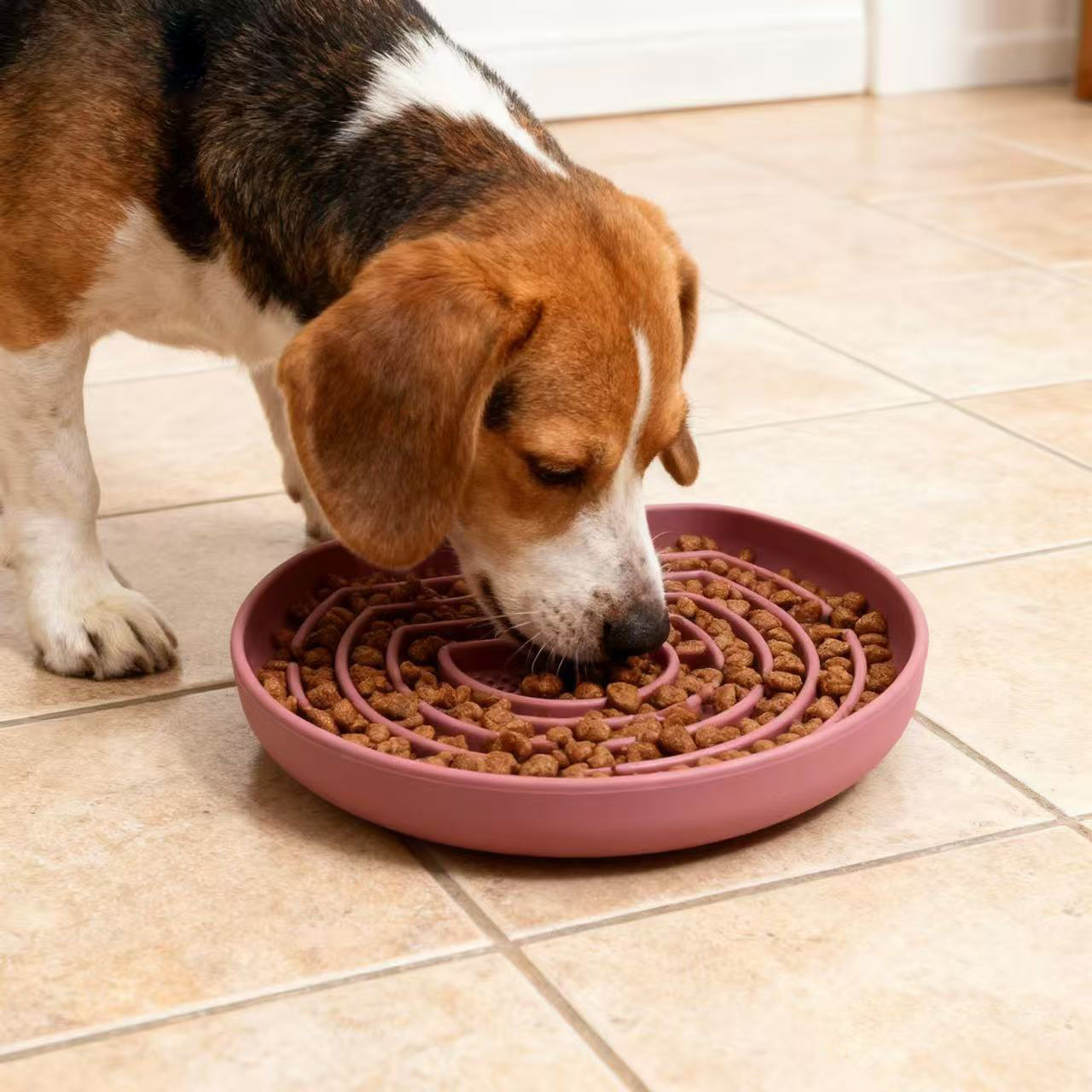 Silicone Pet Slow Food Bowl with Suction Cup, Anti-Slip and Anti-Knock Over, Cat and Dog Licking Plate, Slow Food Anti-Choking Slow Food Plate