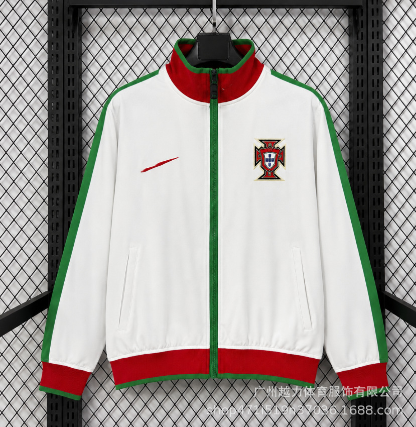 Chaqueta Bordada retro de manga larga y gruesa Manchester United Barcelona Inglaterra Brasil Real Madrid Liverpool image 51