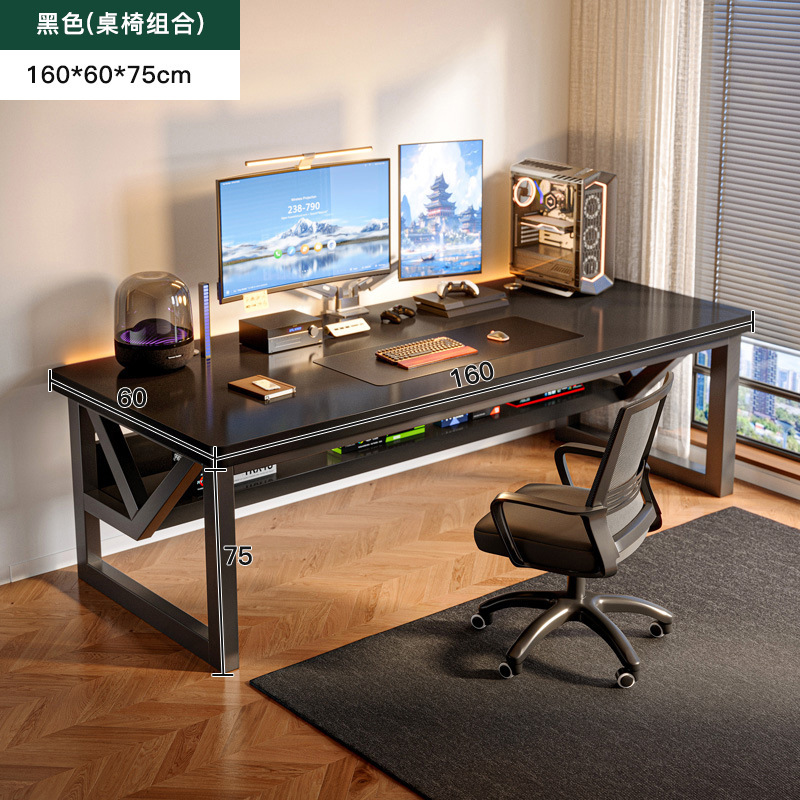Escritorio para computadora escritorio escritorio para el hogar banco de trabajo dormitorio rectangular escritorio doble mesa de juegos escritorio simple