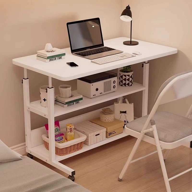 Студенческий учебный стол Один за другим, простой подъемный стол, компьютерный стол, небольшой домашний подвижный прикроватный стол