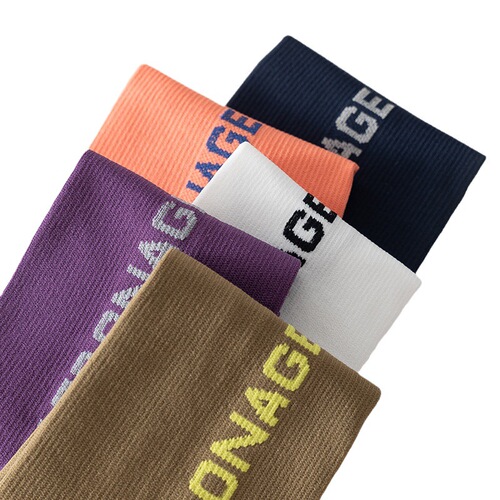 Compression sports socks for women's fitness, strong compression, slimming sports running, skipping rope, yoga cycling, fashionable calf style