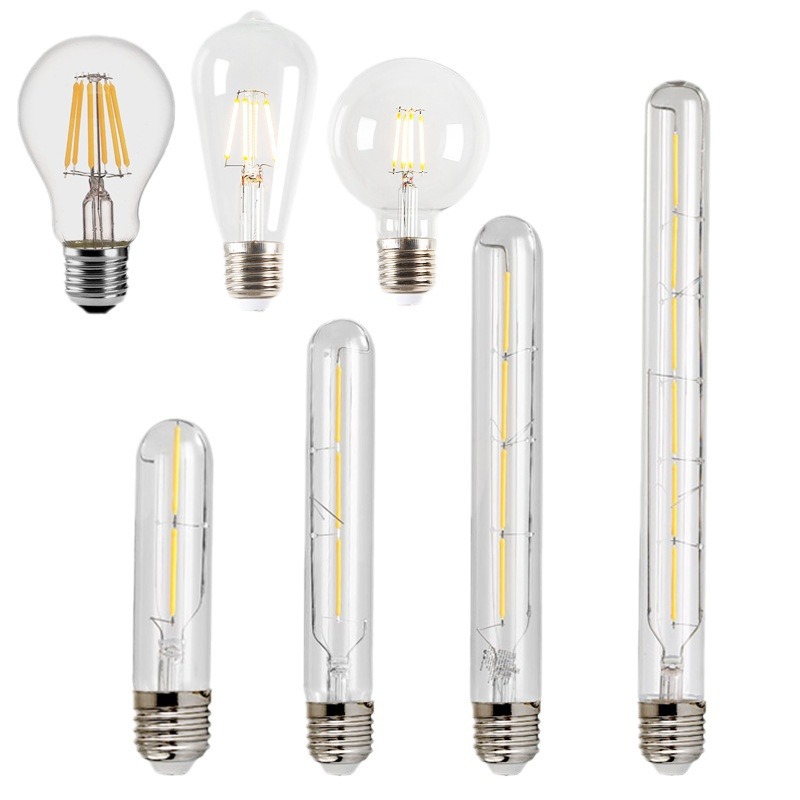 LED lámpara de filamento st64 bombilla retro Edison bombilla retro creativo tungsteno bombilla pezón