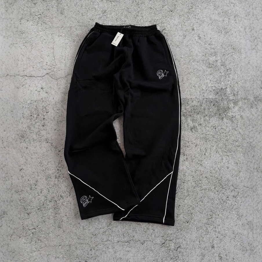 Nuevos pantalones deportivos casuales transfronterizos, estilo americano retro callejero, letras hip-hop impresas, pantalones largos de piernas anchas