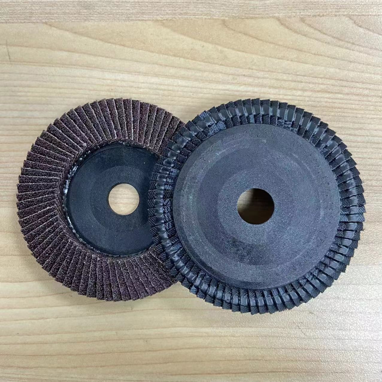 Disco Flap Abrasivo Elástico para Esmeriladora de Corindón Marrón