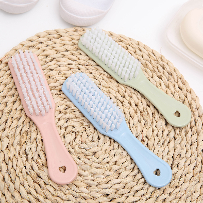 Factory direct plastic small brush shoes cleaning brush soft wool shoe washing brush washing clothes board brush shoe brush