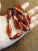 Onyx necklace, natural ore, jewelry from pearl, accessory, pendant, wholesale