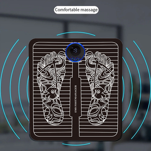 New cross-border smart EMS massage pad foot massage machine USB charging portable foot massager smart massage foot pad