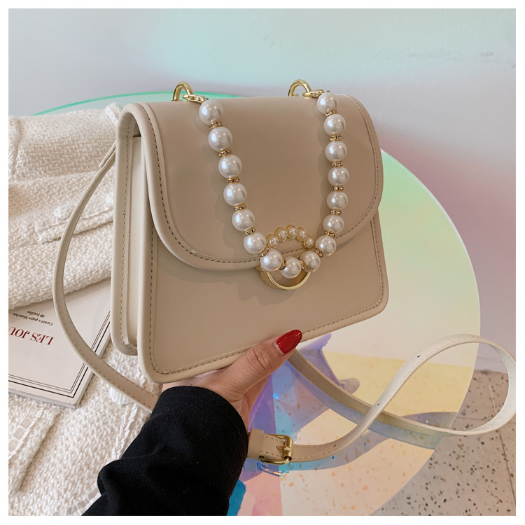 Wholesale Accessories Geometric Pearl Chain Messenger Bag Nihaojewelry display picture 110