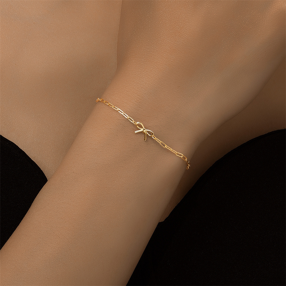 925 sterling silver Chain Material Paperclip Chain Chain Type 1 Piece 925 Sterling Silver Geometric 925 Sterling Silver Paperclip Chain Bracelets