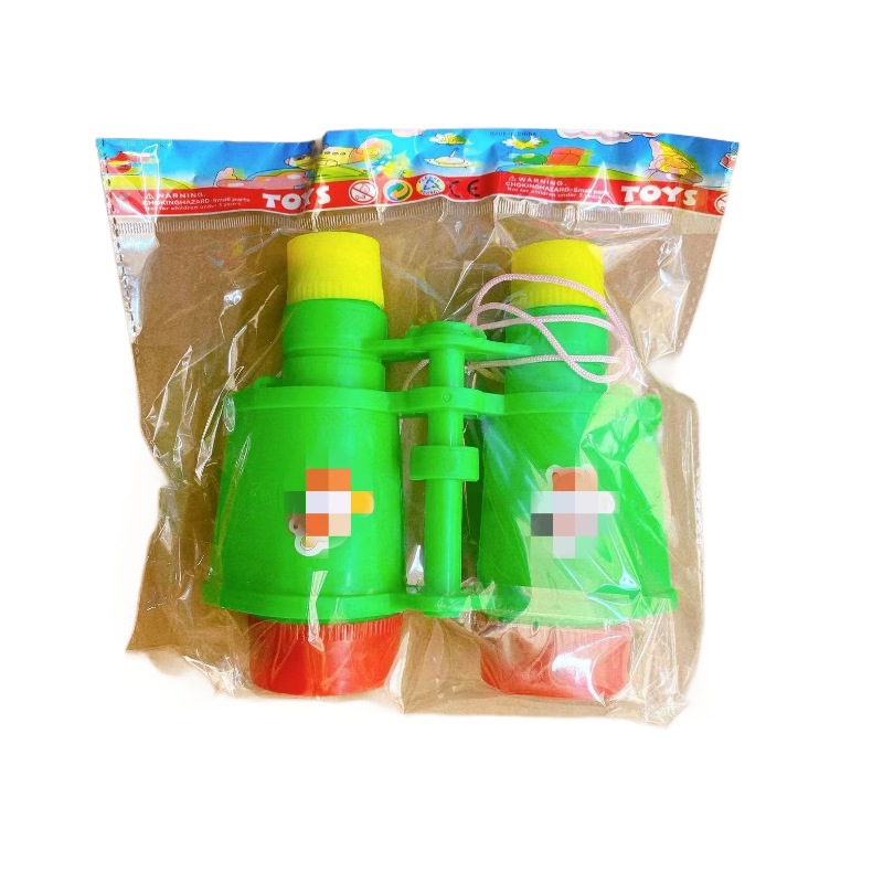 Juguetes para niños, binoculares de colores, bolsas grandes, regalos, boutique, jardín de infantes, puestos de doble tubo, 2 yuanes al por mayor
